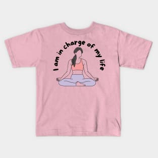 I am in charge of my life Kids T-Shirt